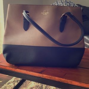 Kate Spade Large Tan and Black Tote